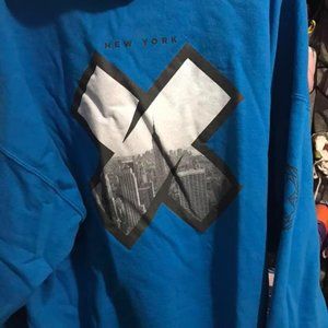 xplr new york blue hoodie